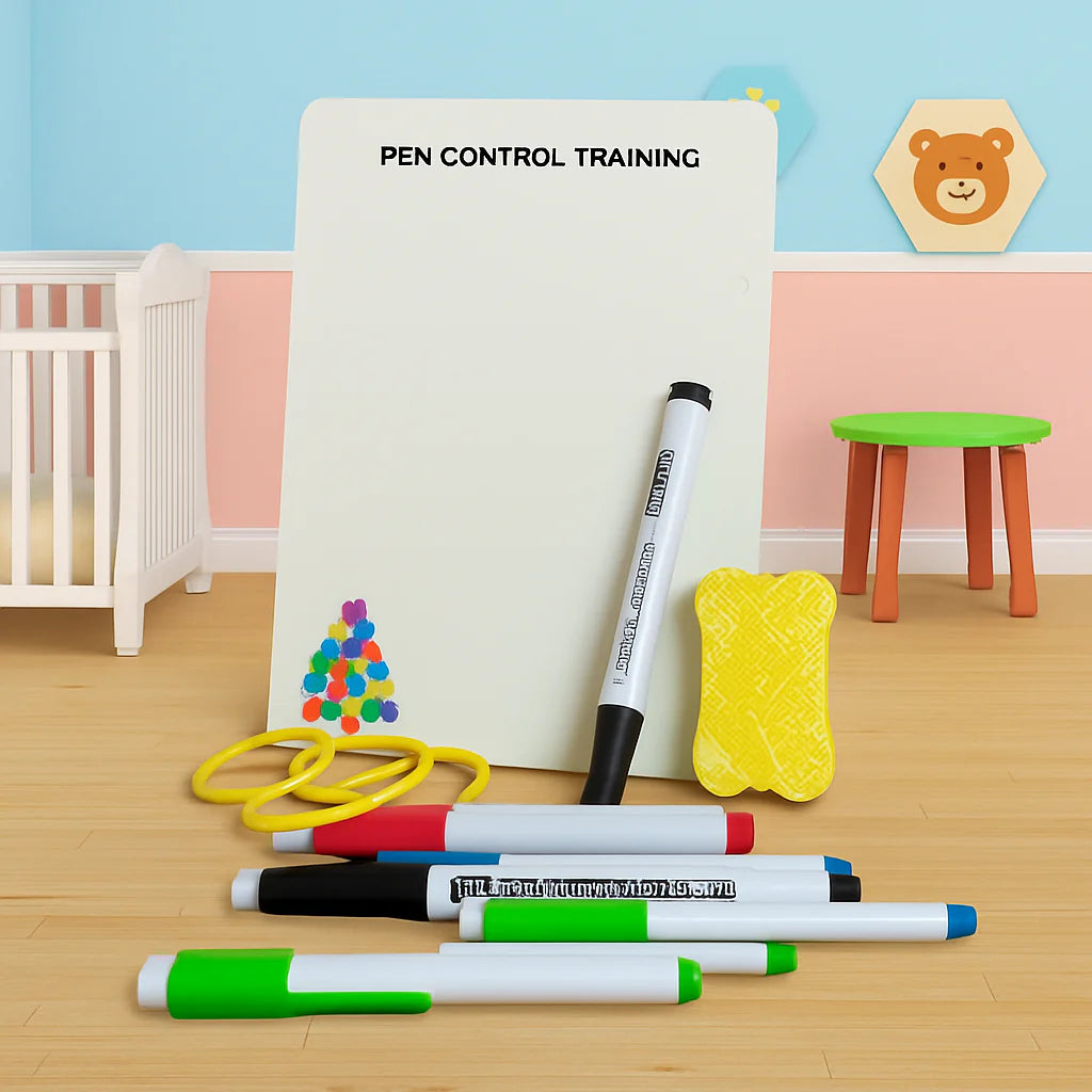 Magical Tracing Workbook Set | Reusable Alphabet & Number Writing Book for Kids- (64 Pages)
